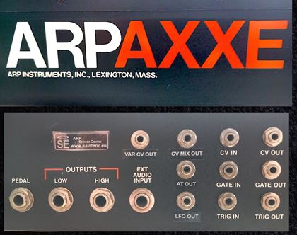 Arp-Axxe MkII AT pressure / CV control 